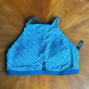 Hurley High-Neck Surf Bikini Top